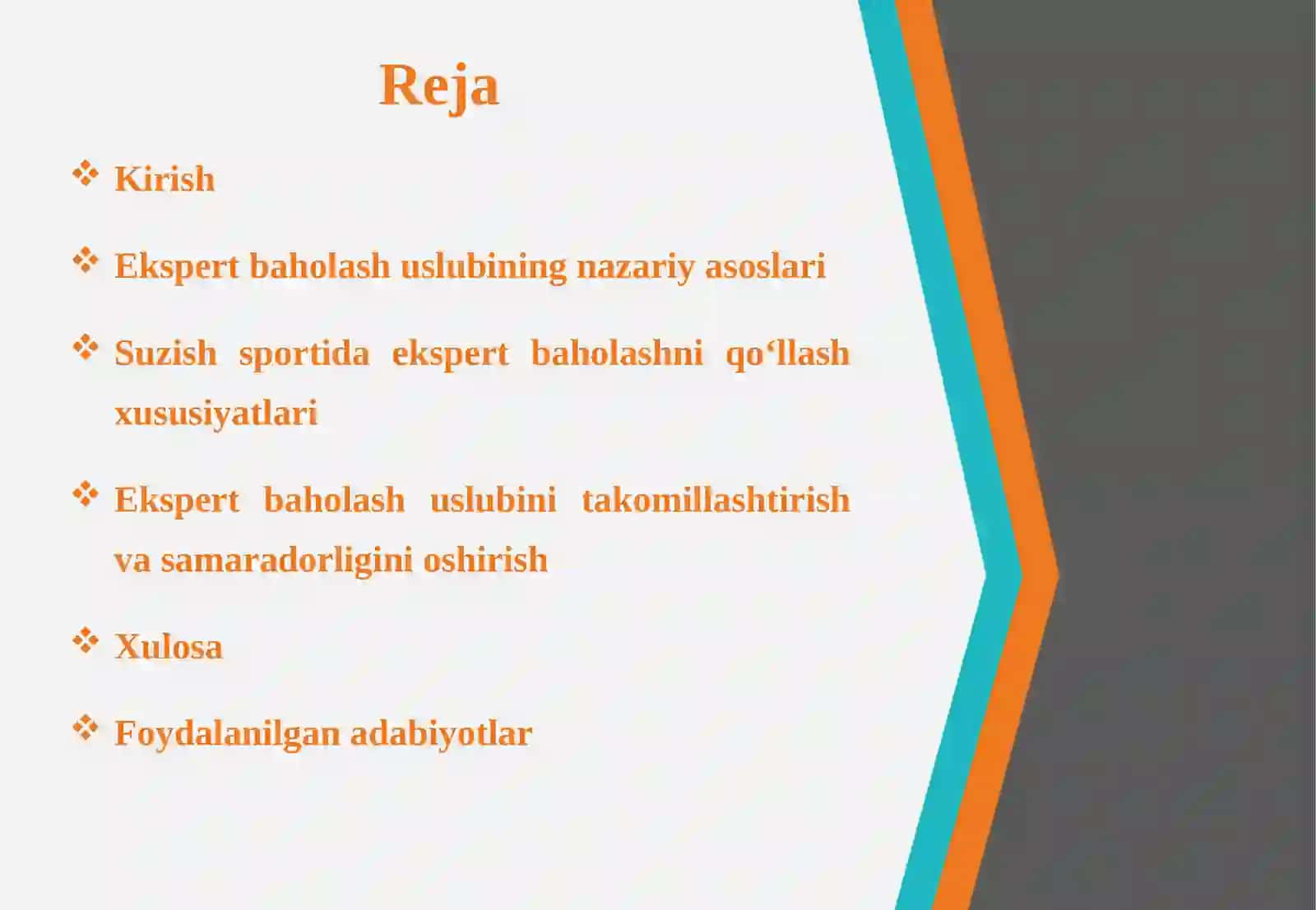 Ekspert baholash uslubi 2