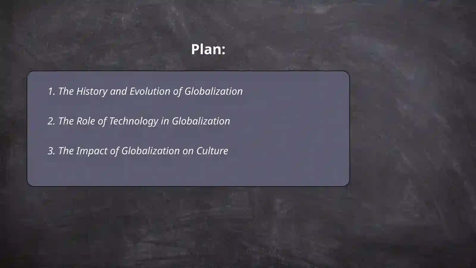 Globalization 2