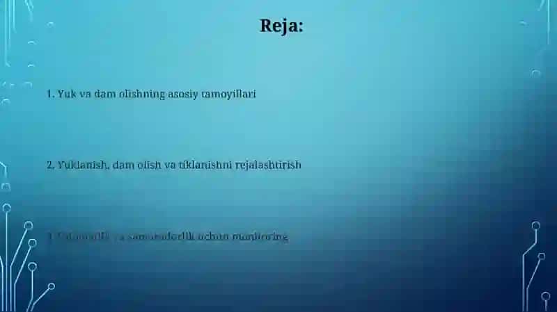 Yuk va dam olish 2