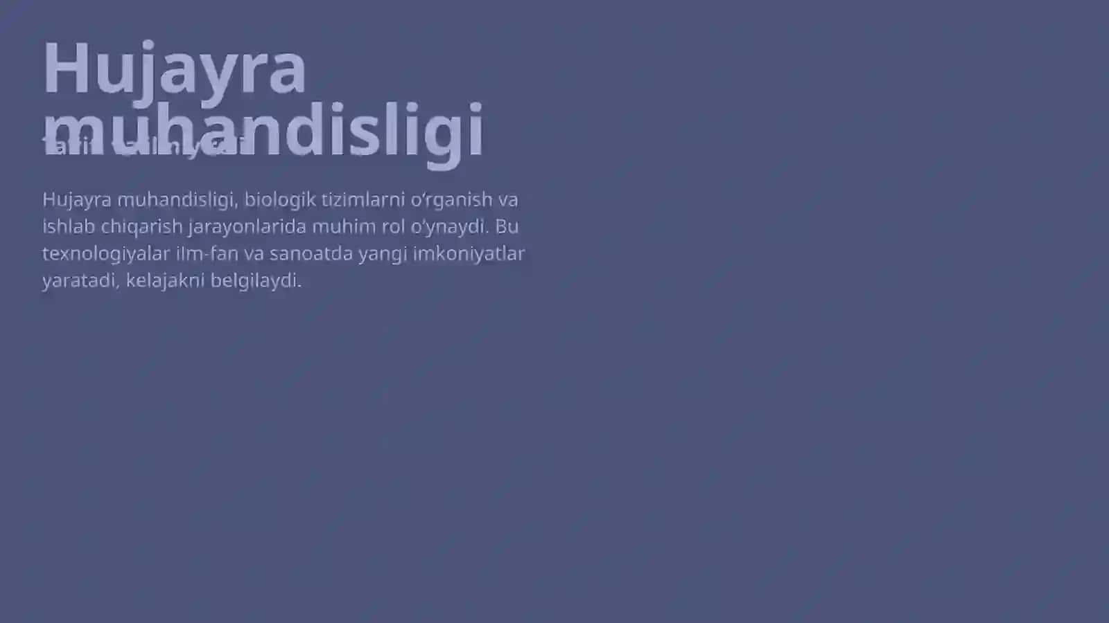Hujayra muhandisligi 2