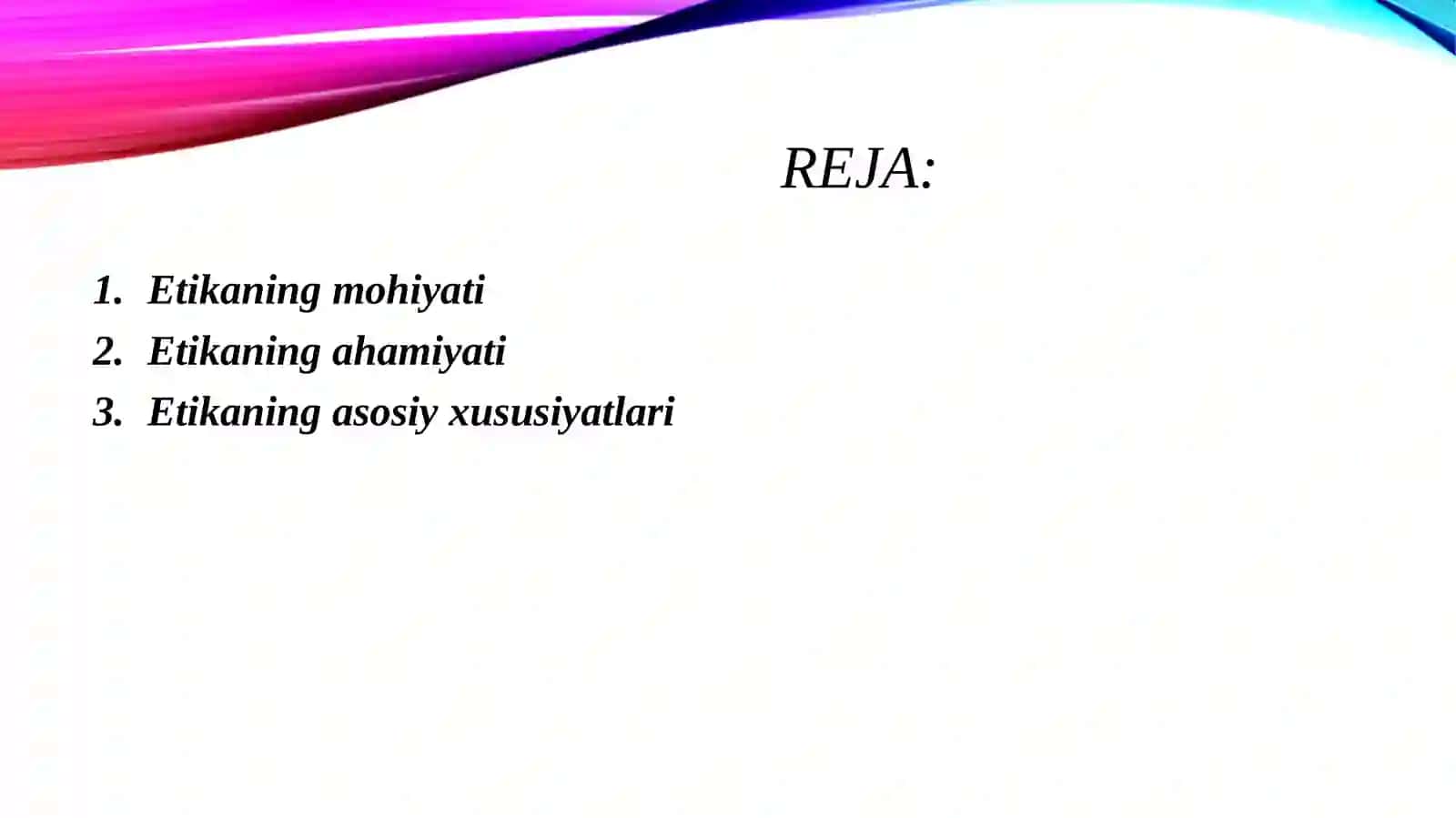 Etikaning mohiyati va axamiyati 2