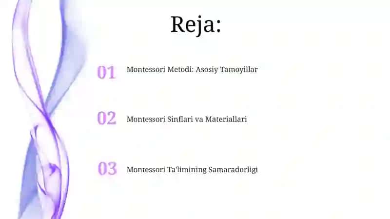 Montessori Metodi: Asosiy Tamoyillar 2