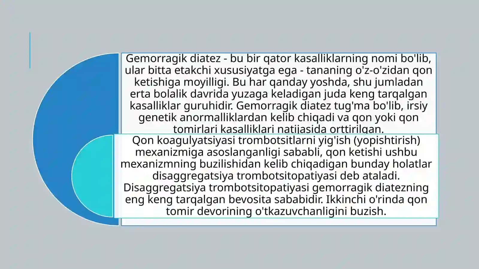 Gemorragik diatezlarning ko‘rinishlari 2