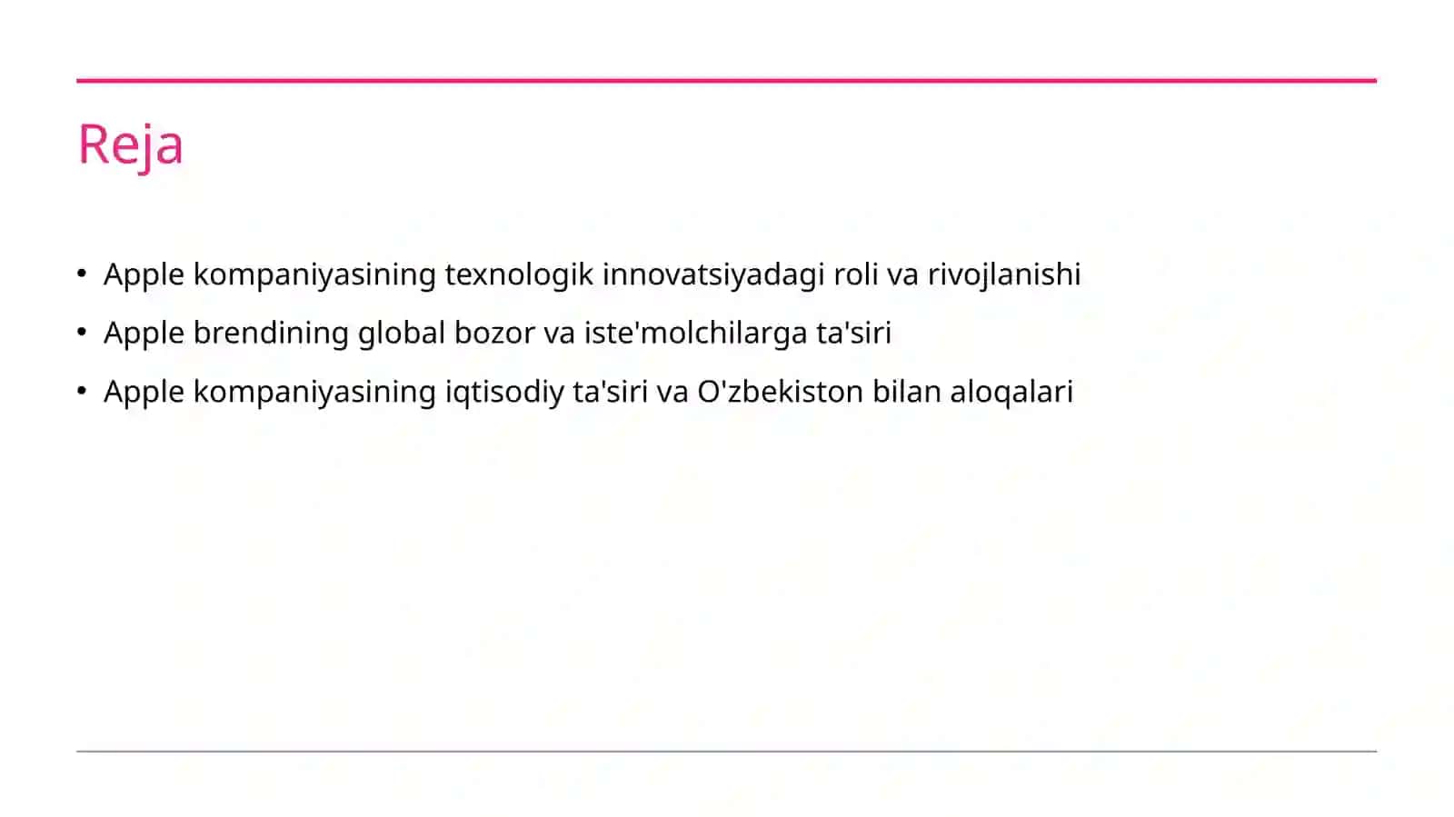 Apple kompaniyasining jahondagi o’rni 2