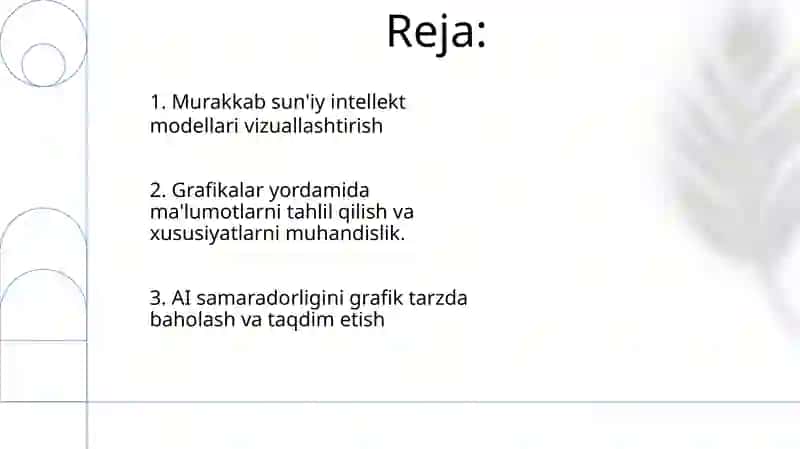 Suniy intellekt va ma'lumotlar grafikasi 2