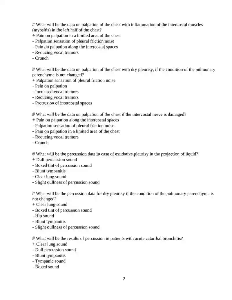 Lung gangrene sputum test 2