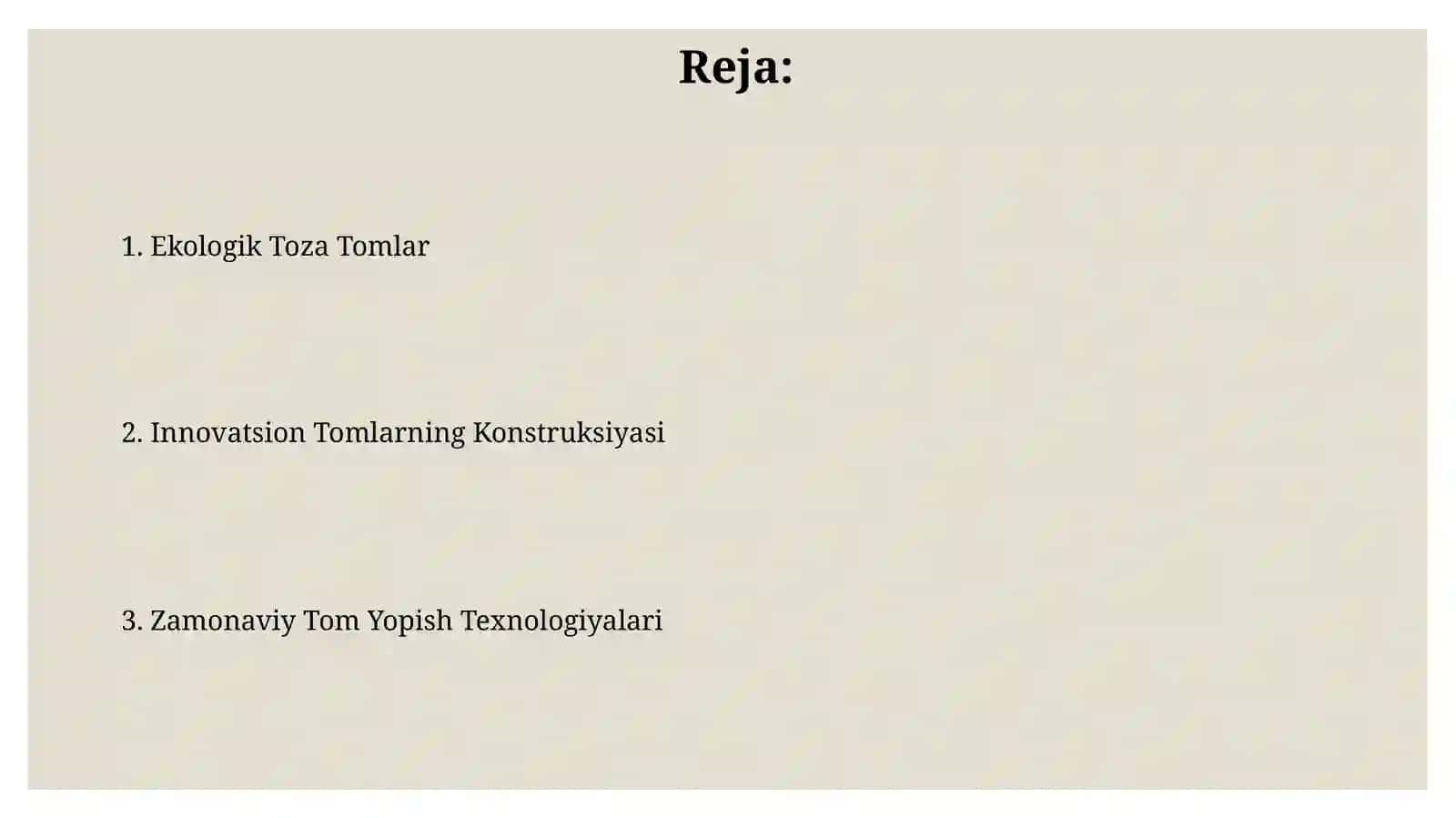 Innovatsion Tomlarning Konstruksiyasi 2
