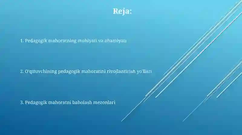 Pedagogik mahorat 2