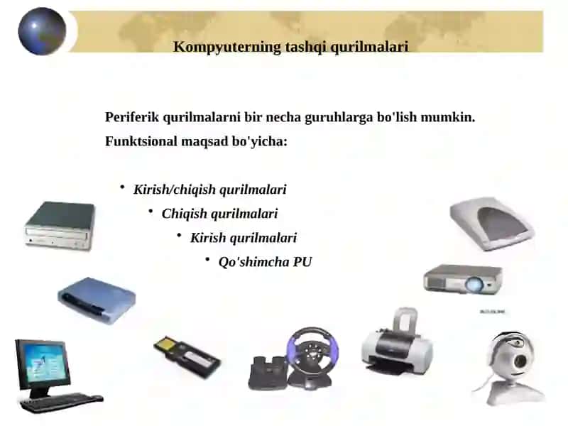 Kompyuterning tashqi qurilmalari 2