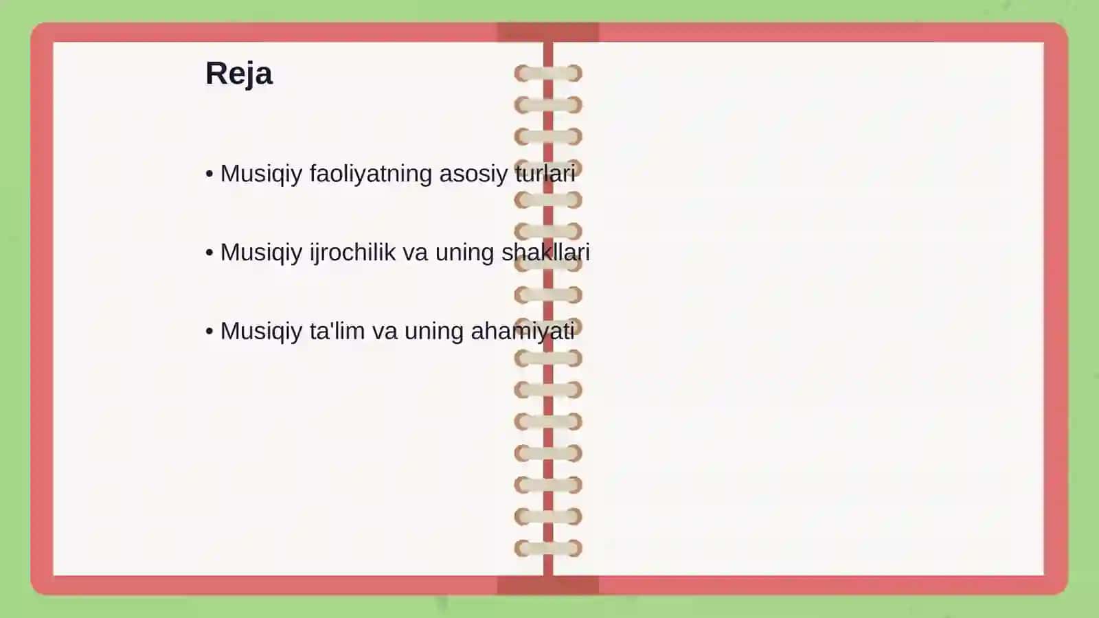 Musiqiy faoliyat turlari 2