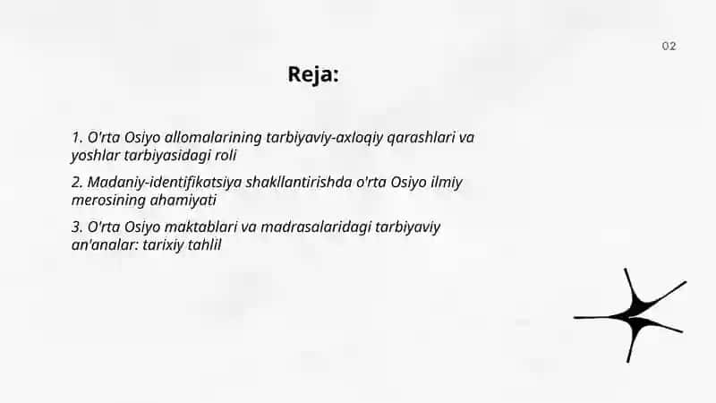 O'rta Osiyo allomalarining ilmiy meroslari 2
