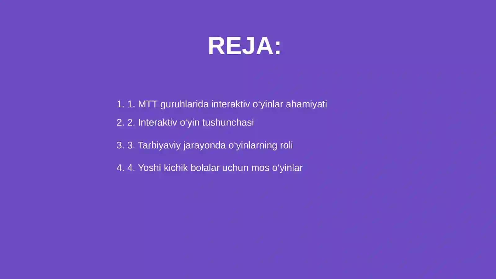 Interaktiv o‘yinlar 2