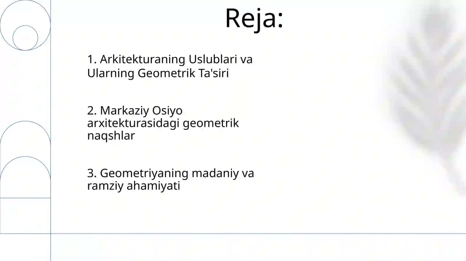 Markaziy Osiyo arxitekturasida geometriya 2
