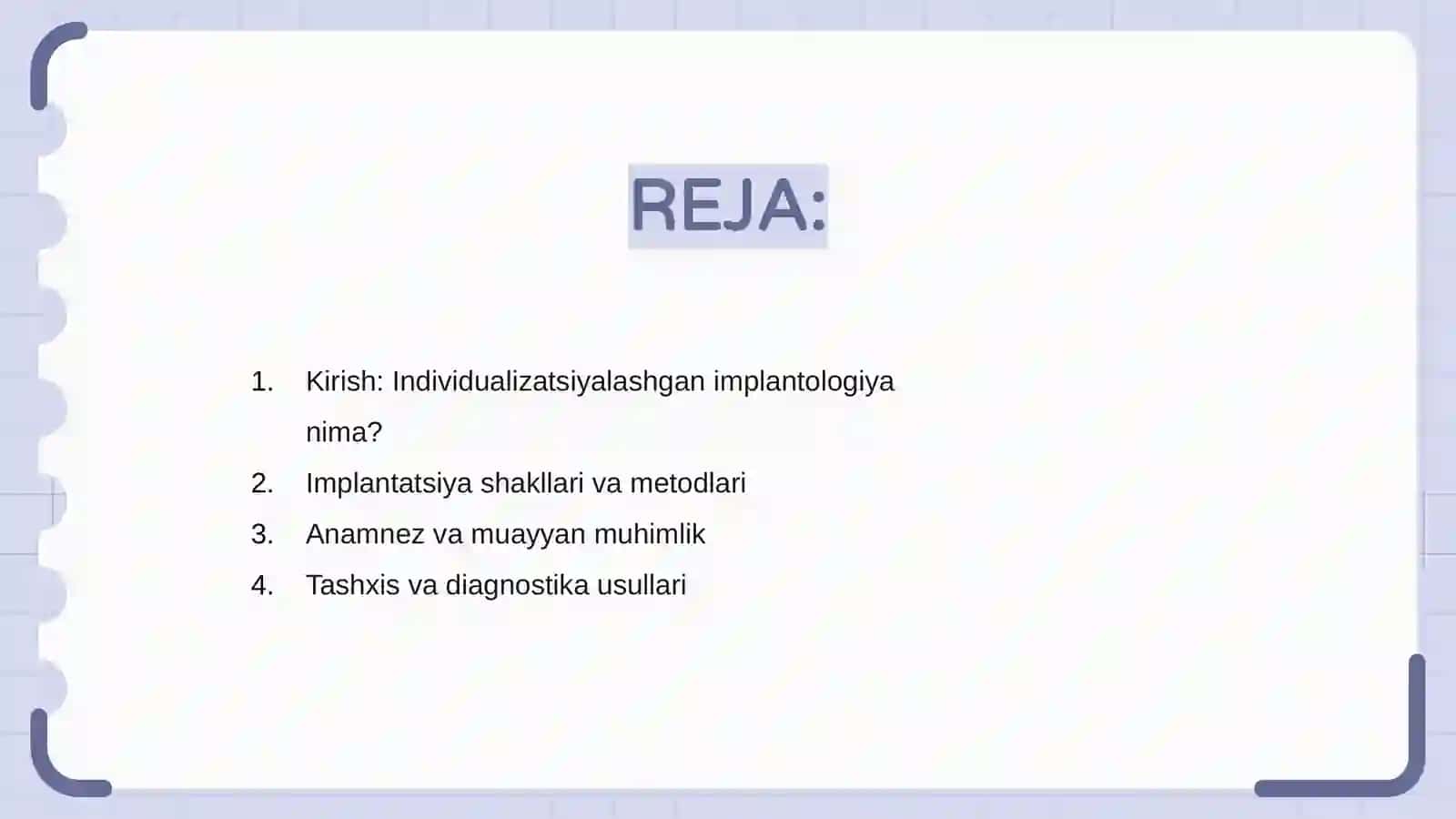 Individualizatsiyalashgan implantologiya 2