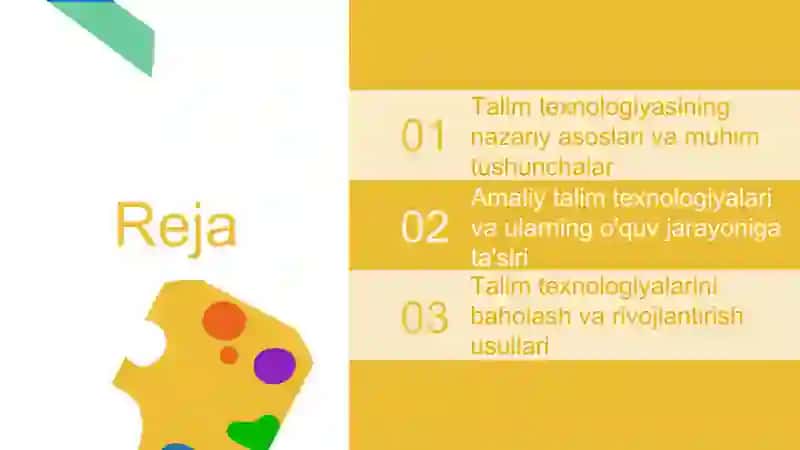 Rivojlantiruvchi talim texnologiyasi 2