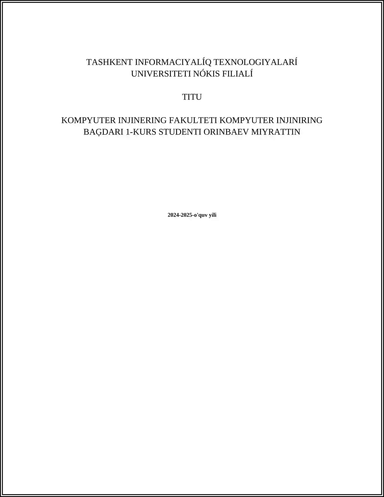 Baylanisqan sinflar 2