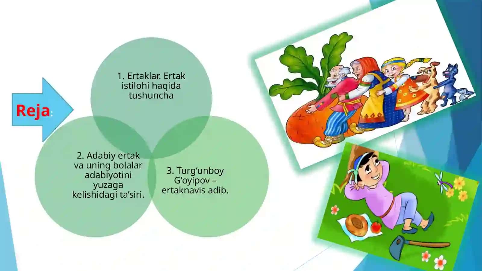 Ertaklar vauning janriyat tasnifi 2