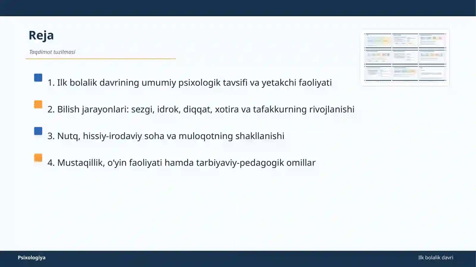 Ilk bolalik davri 2