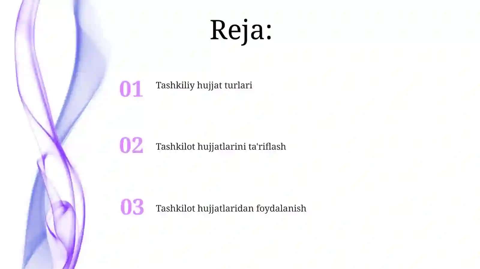 Tashkiliy hujjatlar 2