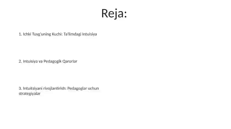 Intiutsiya va pedagogik tafakkur 2