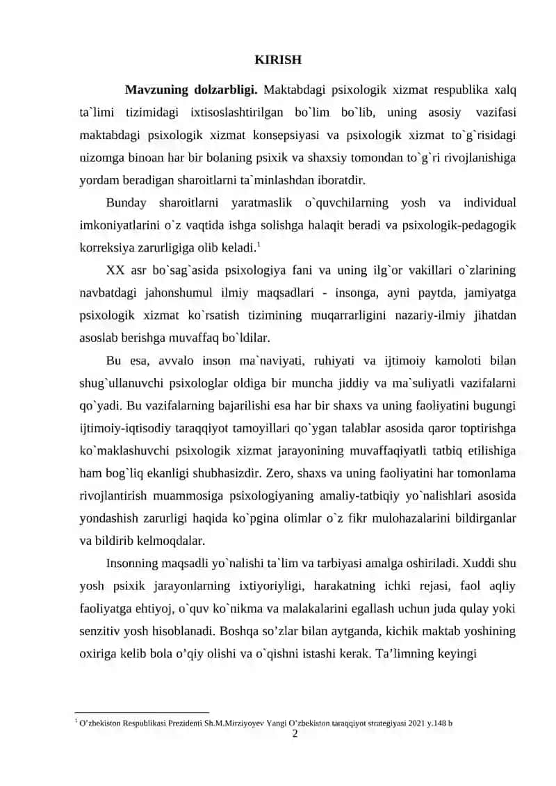 Maktabdagi Psixologik Xizmat 2