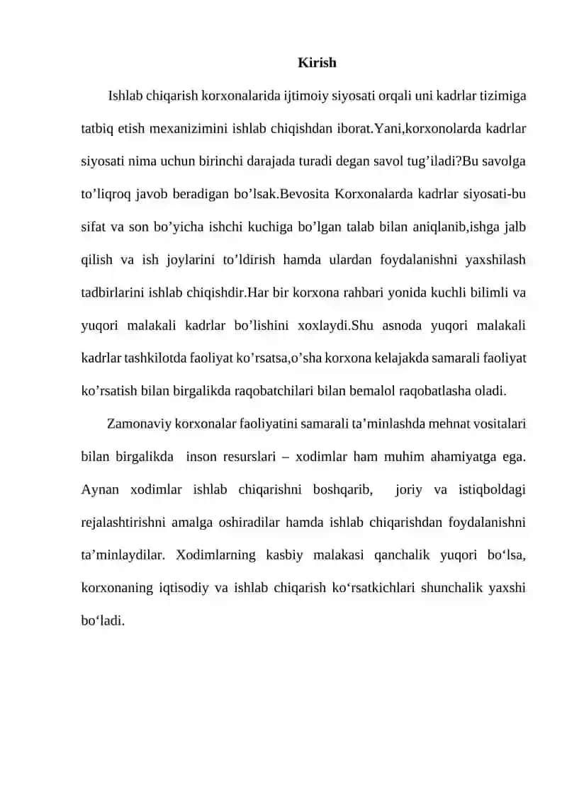 Mamlakatimizda bozor munosabatlari 2