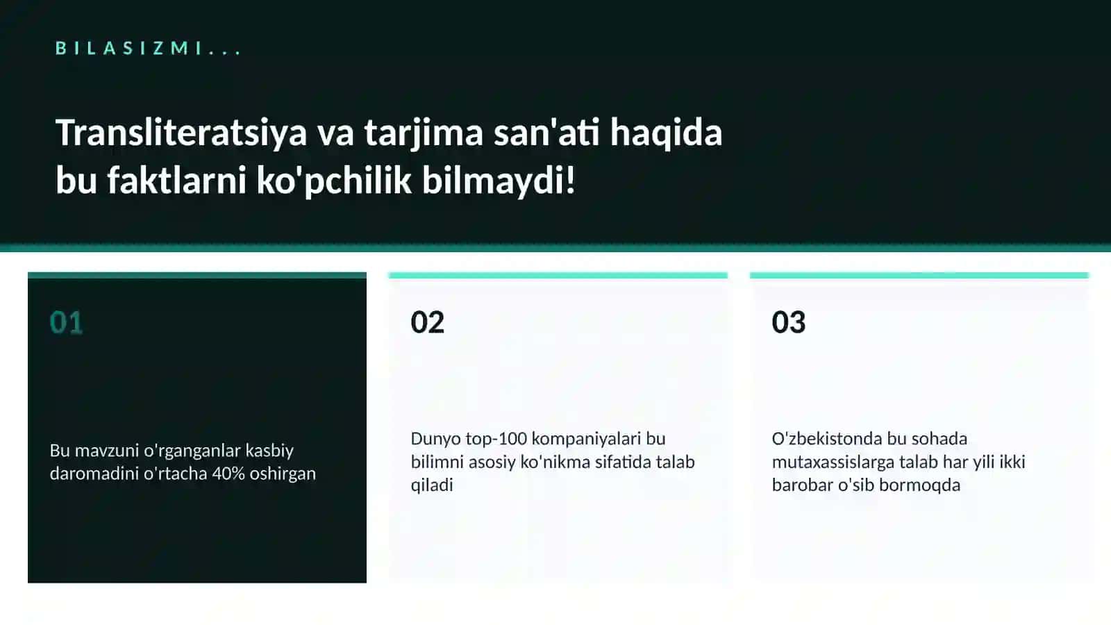 Transliteratsiya va tarjima san'ati 2