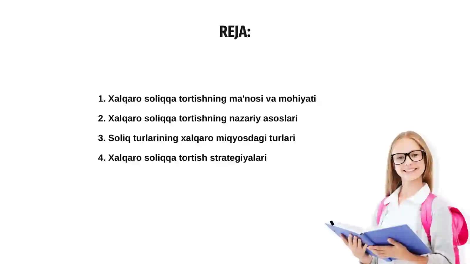 Xalqaro soliqqa tortishning nazariy asoslari 2