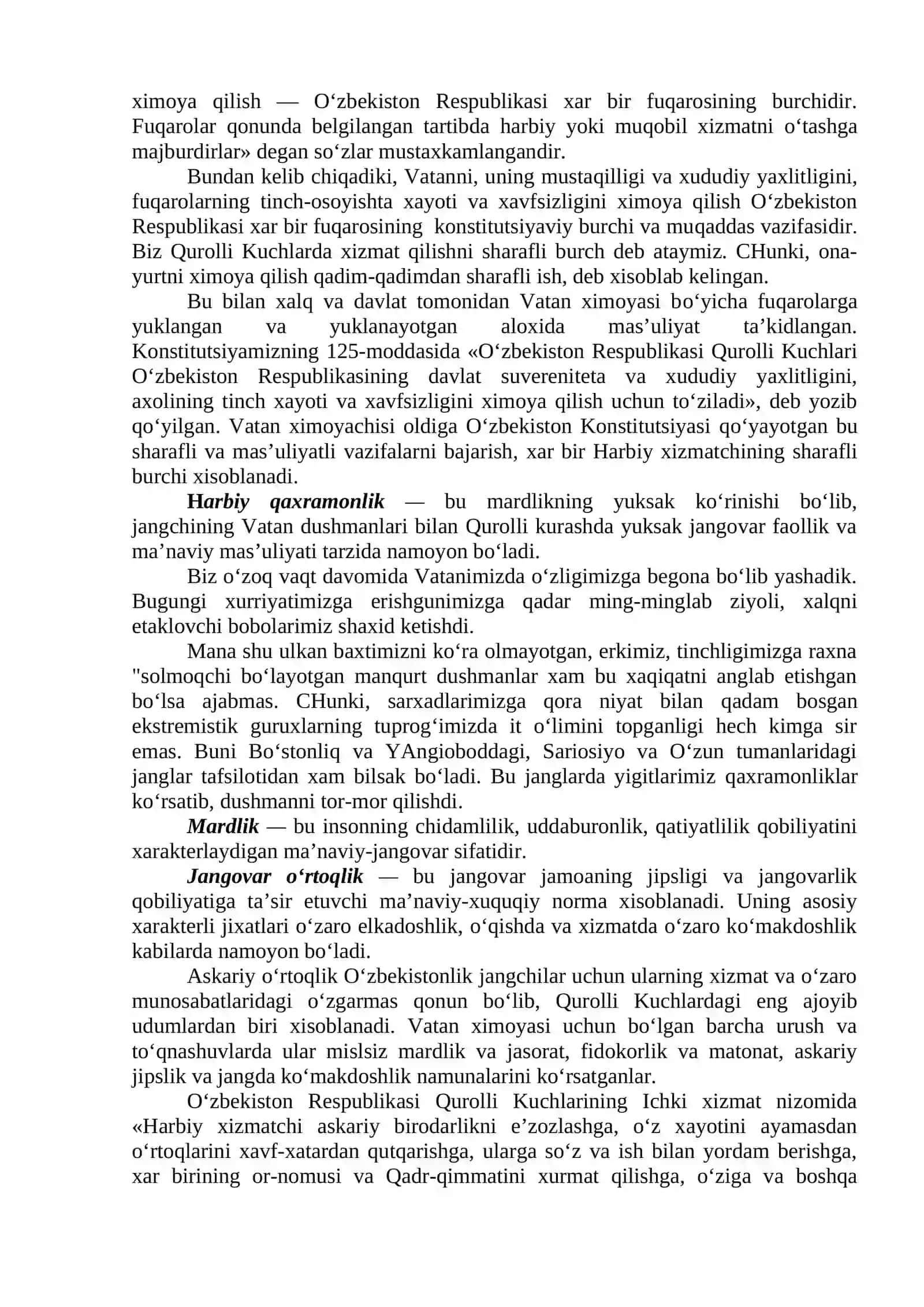 Harbiy axloqning mohiyati 2