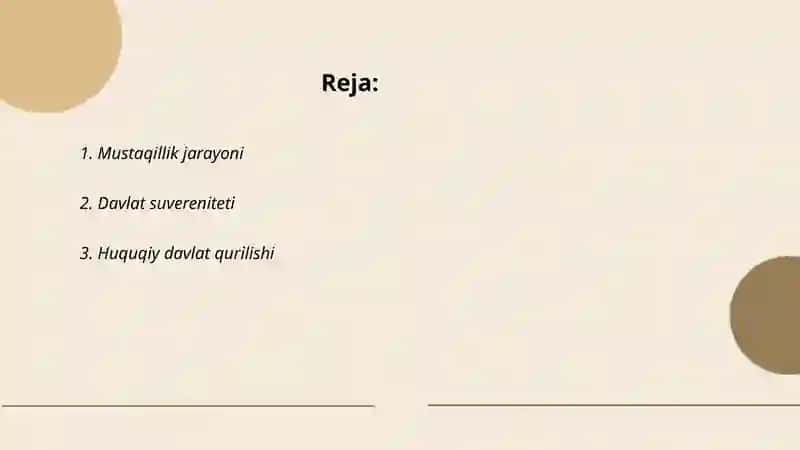 Mustaqillik jarayoni 2
