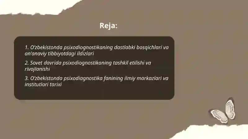 Oʻzbekistonda Psixodiognostikaning Rivojlanish Tarixi 2