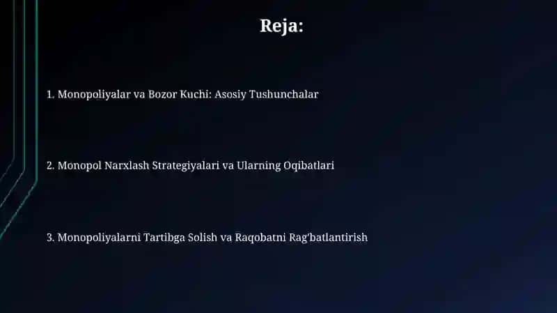 Monopoliya: Ta'rif va xususiyatlar 2