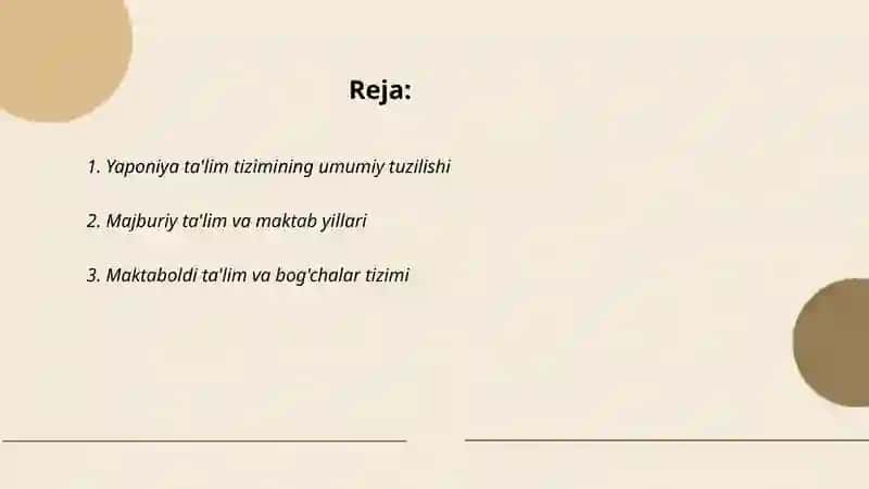 Yaponiya ta’lim tizimi 2