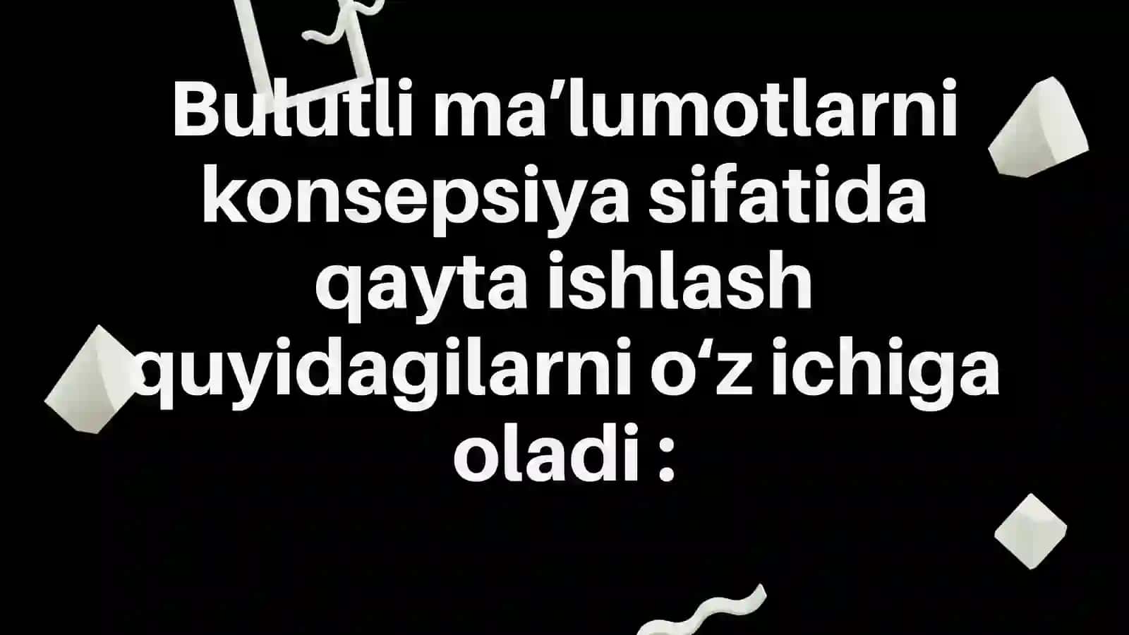 Bulutli Texnologiyalar 2