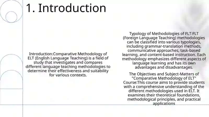 Typology Of Methodologies Of Flt 2