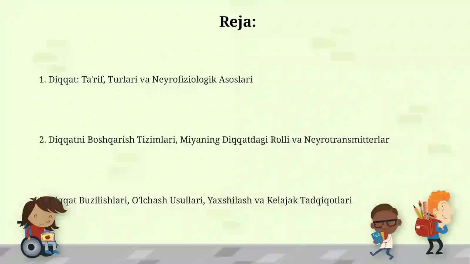 Diqqat: Ta'rif, Turlari va Neyrofiziologik Asoslari 2