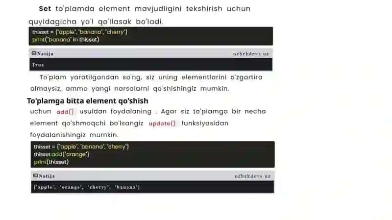 Ma’lumotto’plam va lug'atlar 2