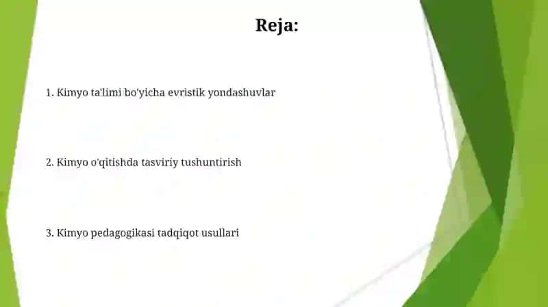 Kimyo óqitishning umumiy metodlari illyustrativ tushuntirish metodi 2