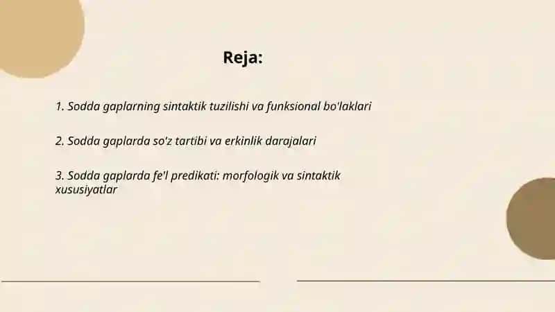 Sodda gaplarning ilmiy oʻrganilishi 2