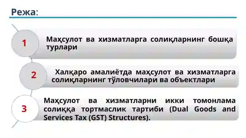 Маҳсулот ва хизматларга солиқларнинг бошқа турлари 2
