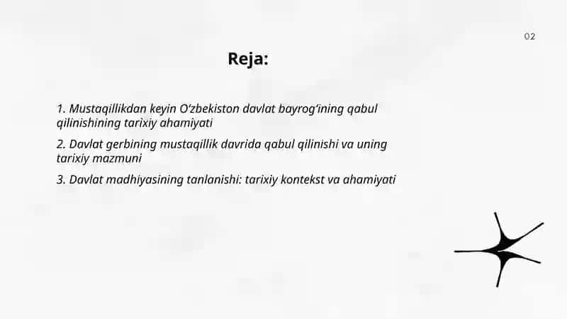 O‘zbekiston Respublikasi Davlat Ramzlari 2