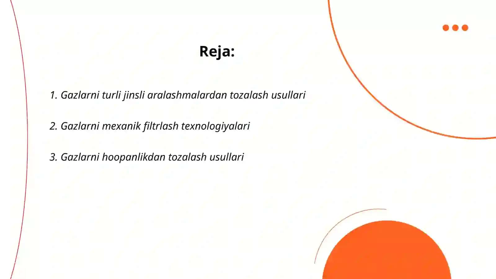 Gazlar tozalash usullari 2