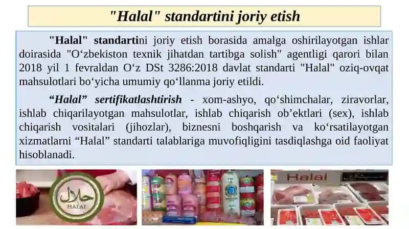 Halal oziq-ovqat mahsulotlari 2