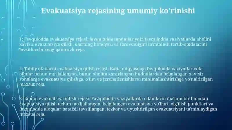 Evakuatsiya rejasi 2