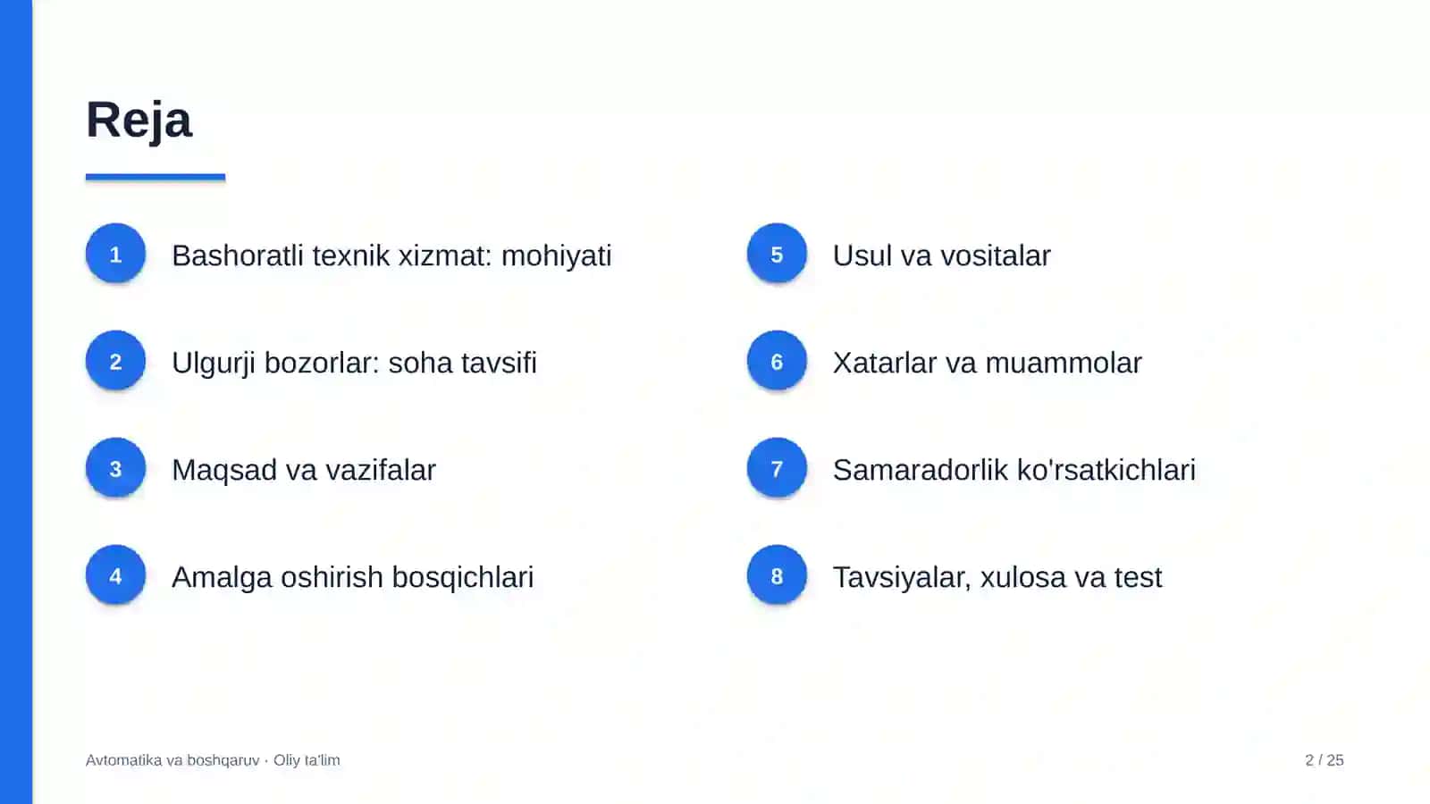 ulgurji bozorlarda bashoratli texnik xizmat ko'rsatish 4303 2