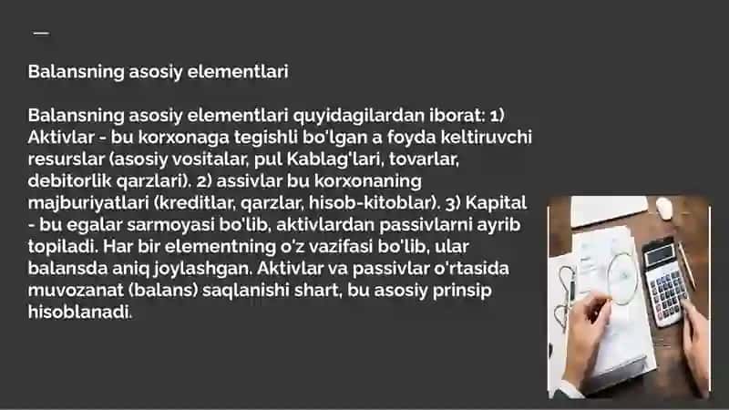 Xoʻjalik muommolarining balansga tasiri 2
