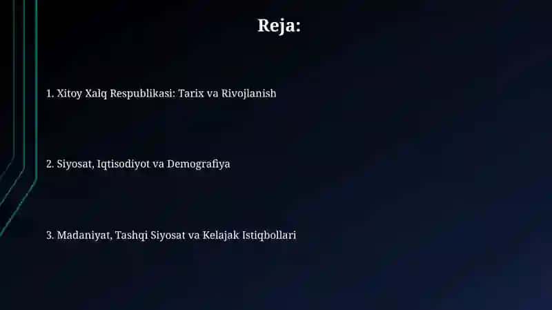 Xitoy Xalq Respublikasi: Tarix va Rivojlanish 2