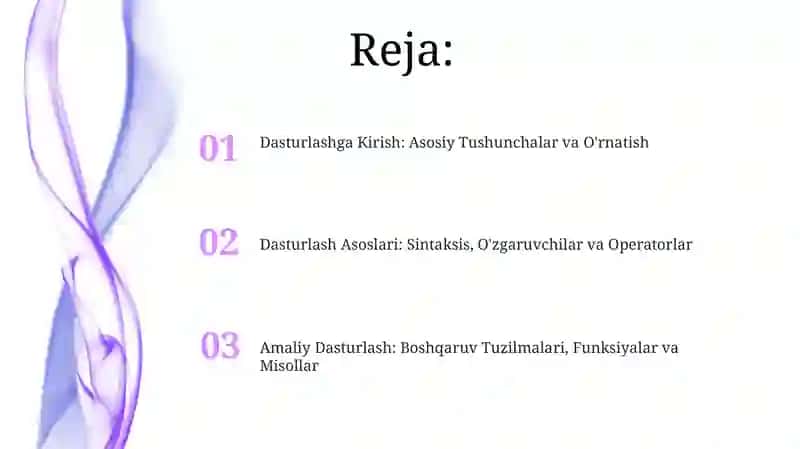 Ilkqadamdasturinioʻrganish 2