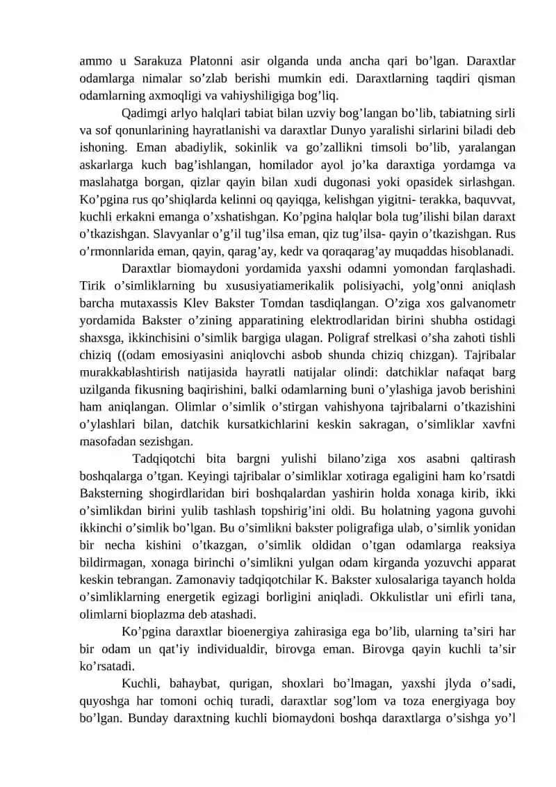 SHIFOBAXSH O’SIMLIKLARNI O’RGANISH TARIXI 2