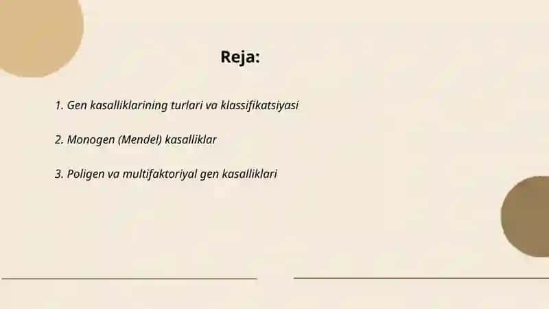 Gen kasalliklari 2